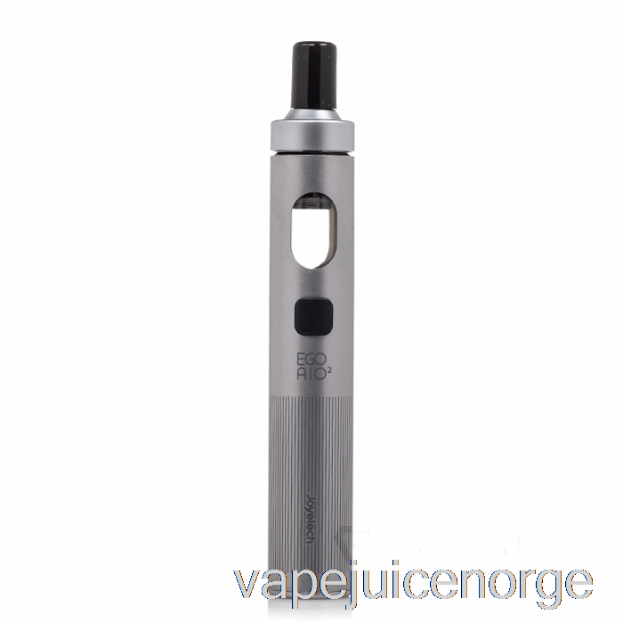 Vape Med Nikotin Joyetech Ego Aio 2 Vape Penn Kit Skinnende Sølv